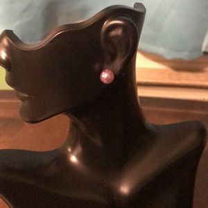 Purple Pearl earrings